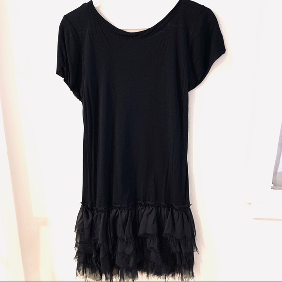 Gypsy Junkies ruffle tee dress size S/M - Picture 4 of 6